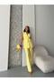 Women's Belted Vest Pants Suit - 5