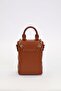 Camel Rectangular Shape Handbag - 4