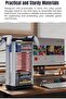 ECHZOVE Video Game Storage Tower for PS5/PS4/Switch/Xbox Series - Holds 23 Game Cases with 2 Hooks - 4