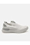 Men White Knitted Easy Slip-On Sneakers