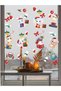One-Way, New Year Themed Cute Animals and Christmas Ornaments, Glass, Wall Sticker - 2