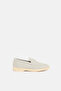 Boys Grey Penny Loafer