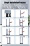 ECHZOVE Video Game Storage Tower for PS5/PS4/Switch/Xbox Series - Holds 23 Game Cases with 2 Hooks - 7