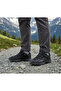 Leather and Textile Men's Black Sports Shoes - 8