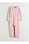 Crew Neck Baby Girl Jumpsuit