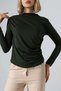 Sandy Turtleneck Ruched Detail Blouse – Comfortable & Elegant - 2