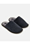 Men Charcoal Plain Slippers - 2