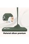 Silicone case iPhone 14, with microfiber, thin, protective, raised edges, Webster green - 2