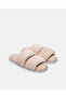 Women Beige Double Strap Slipper - 2