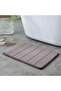 Tapate Bath Mat Memory Foam Soft Anti-Slip Bath Mat Machine Washable Water Absorbent Soft Foam Mat Non-Slip Absorbent Bathroom Rugs for Kitchen Bathroom Floors (Grey) - 2