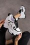 Women's Casual Hidden Wedge Heel Sneakers - 2
