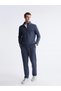Vision New Season Stand Collar Long Sleeve Fleece Men's Pajama Top - 2