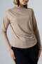 Sandy Turtleneck Ruched Detail Blouse – Comfortable & Elegant - 5