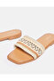 Women Beige Embellished Mule - 3