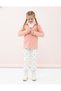 Girls' Powder Fleece Hooded Cardigan Zippered Long Sleeve Soft Children's Jacket - Girls' Cardigan - 4
