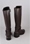 Seç 97900-1 Genuine Leather Heel-Style Women's Boots (Heel Height: 4 cm) Brown - 5
