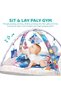 – Baby Musical Play Gym Mat with Hanging Toys-Blue - 3