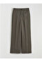 Lcw Visionanthracite Slim Fit Wide Leg Women's Trousers - 2