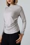 Sandy Turtleneck Ruched Detail Blouse – Comfortable & Elegant - 3