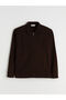 Lcw Vision Polo Collar Men's Knitwear Cardigan - 5