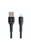 CA-2261 iPhone Fast Data-Charge Cable 3A 1Mt - Black