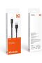 CA-2261 iPhone Fast Data-Charge Cable 3A 1Mt - Black - 5