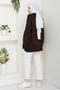 Women's Crew Neck Oversize Knitwear Sweater - 7