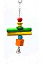 CLUB NATURAL WOODEN BIRD TOY, SIZE H29*W6CM - 3