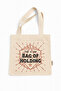 Dungeons & Dragons This Is My Bag of Holding Canvas Tote Bag with Printed Velcroes and Inner Pocket