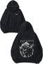 Iron Maiden Printed Design Backpack Black Hooded Sweatshirt