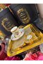 Esterhomedecor 6-Person Pearlescent Porcelain Coffee Cup Set - 5