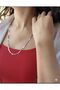 Unisex Italian Scrub Model Steel Necklace Gold Silver Color Non-Tarnish Stainless Steel Chain - 5