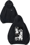 Death Note I Am L Bang Design Back Printed Black Hooded Sweatshirt
