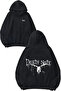Death Note 9 Design Back Printed Black Hooded Sweatshirt