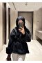 Black Fur Trimmed Jacket