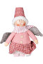 Christmas Ornament, Sitting Winged Fairy Figure, Pink - 17X53 cm - 2