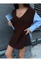 Oversized Shirt with Low-Cut Sweater - 3