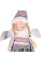 Christmas Ornament, Standing Fairy Figure, Gray Skirt-Pink Shoes - 17X44 cm - 2