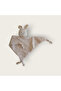100% Cotton Honeycomb Woven & Muslin Double-Sided Buttoned Bottom Opening Cover & Rabbit Toy Set of 2 - 2