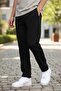 Sweatpants 3 Thread Winter Model with Elastic Waist and Back Pocket with Patch