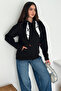 Women's Scarf Detailed Hooded Sweatshirt – Casual Charm