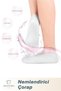 Silicone Moisturizing Heel Socks, Foot Care Socks White - 2