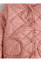 Alita City Lcw Kids Pink Quilted Loose & Baggy Girls' Jacket with a Difference - 3
