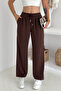 Women's High Waist Wide Leg Lace-Up Sweatpants – Urban Ease - 6