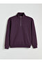 Vizyon New Season Stand Collar Printed Men's Sweatshirt - 5