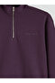 Vizyon New Season Stand Collar Printed Men's Sweatshirt - 6