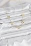 Brass Gold Color Clover Women's Necklace - 4