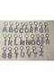 D Letter Zirconium Stone Steel Keychain & Charm - 3