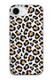Leopard Pattern Transparent Silicone Phone Case Compatible with iPhone 16E/17E