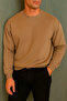 Men's Relax Fit Winter Mink Basic Sweater - 5